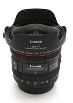 Parts Only Canon EF 8-15mm f/4 - Not Working - Shows "Err 01" SN:1974000704