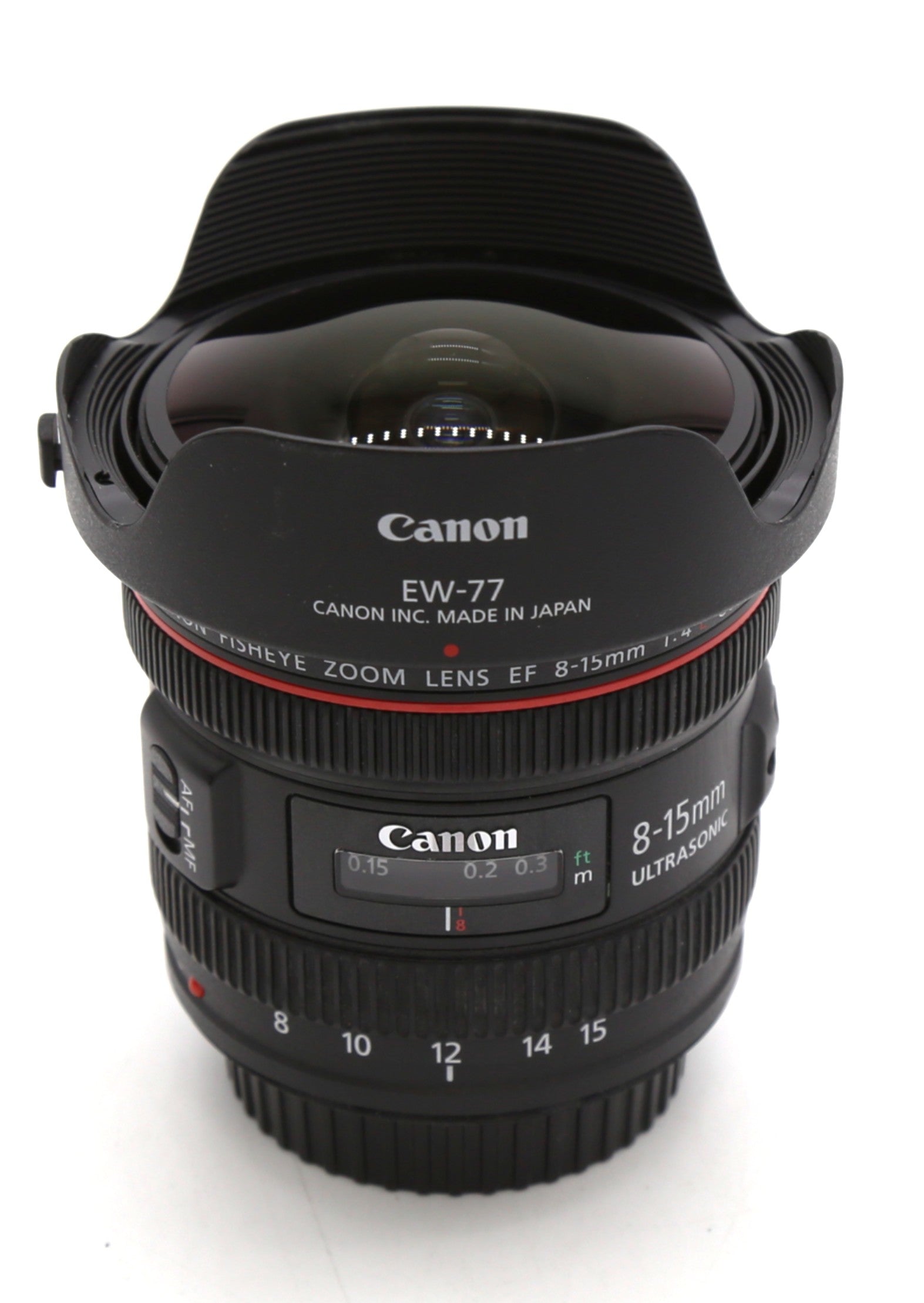 Parts Only Canon EF 8-15mm f/4 - Not Working - Shows "Err 01" SN:1974000704