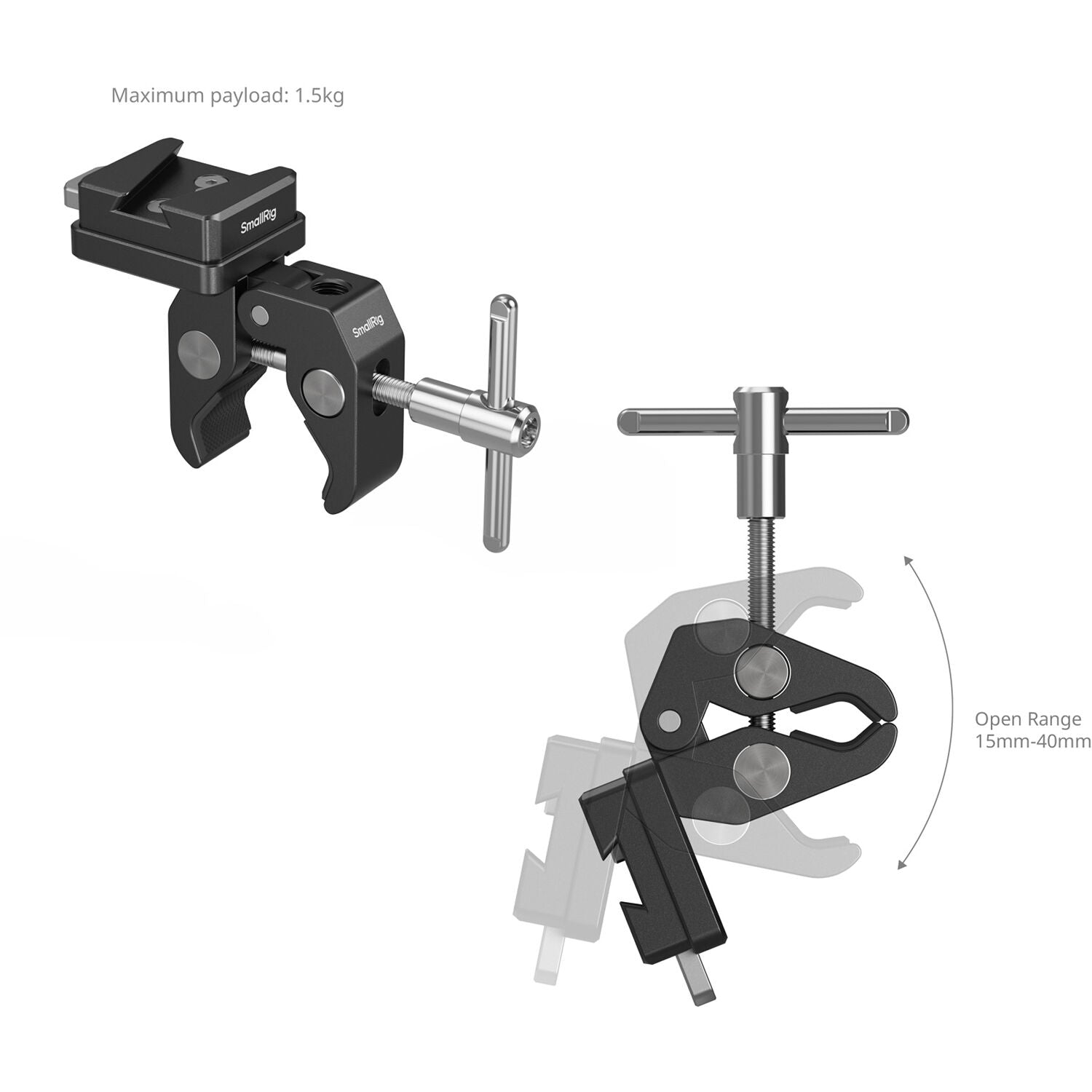 SmallRig V-Mount Crab-Shaped Clamp 5313