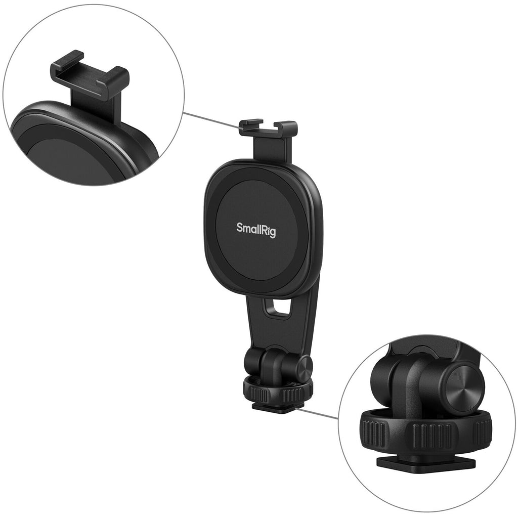 SmallRig AC-10 Attachable Phone Clamp with Cold Shoe Mount 5283