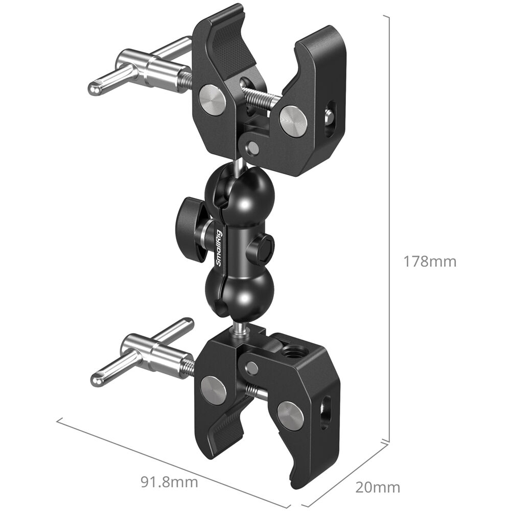 SmallRig Double Head Crab-Shaped Clamp 5331