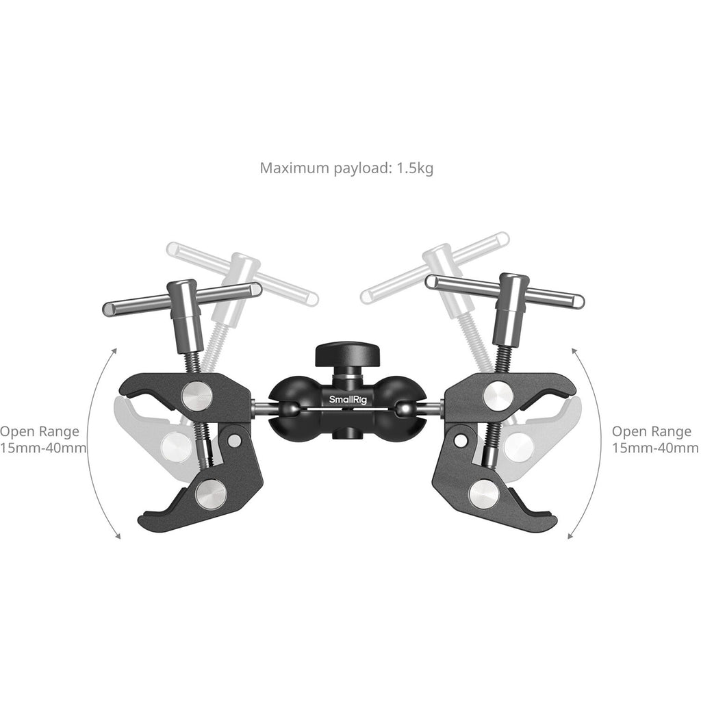SmallRig Double Head Crab-Shaped Clamp 5331