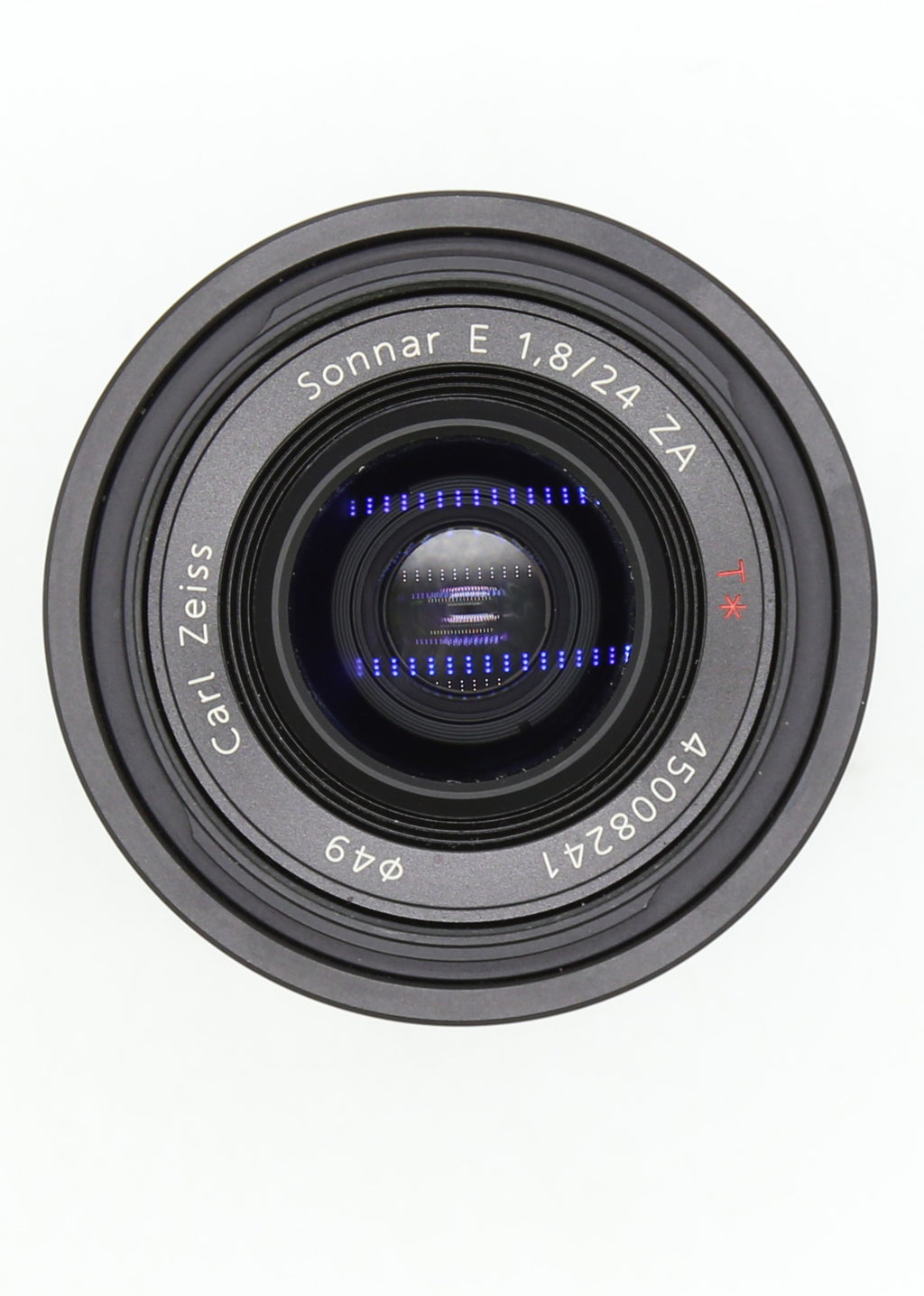 Used Sony 24mm F/1.8 Carl Zeiss Sonnar Prime Lens SN: 0214106