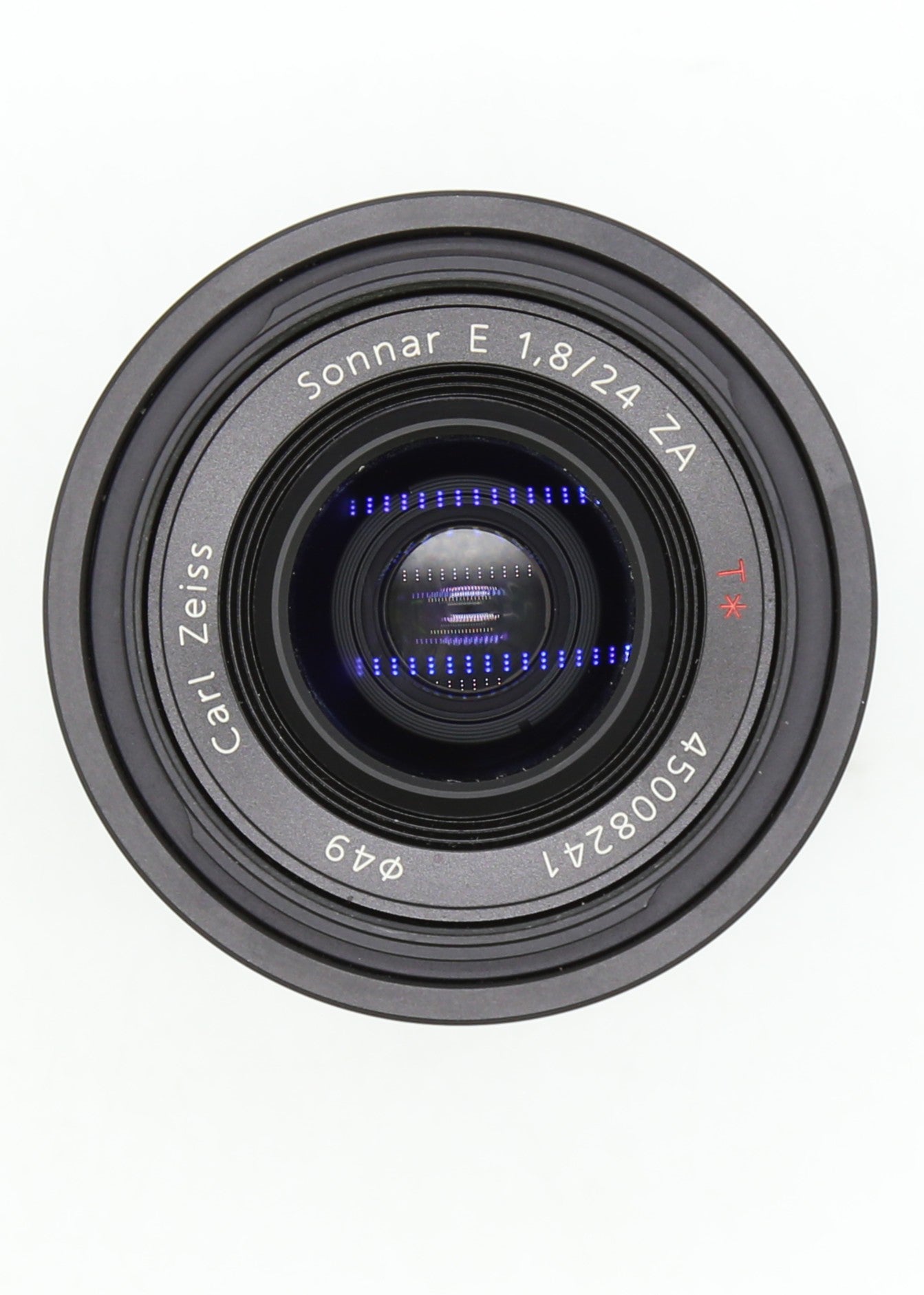 Used Sony 24mm F/1.8 Carl Zeiss Sonnar Prime Lens SN: 0214106