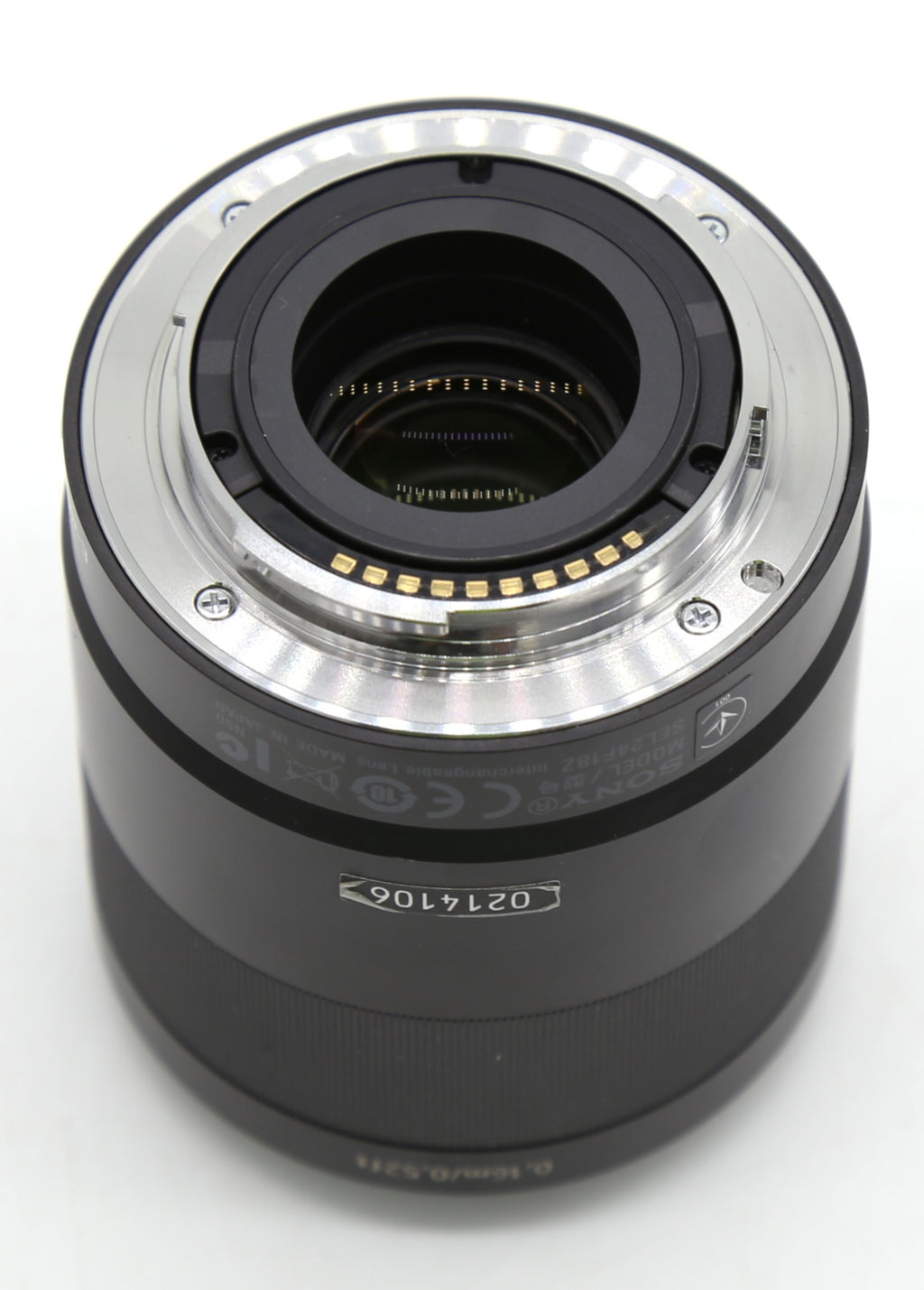 Used Sony 24mm F/1.8 Carl Zeiss Sonnar Prime Lens SN: 0214106