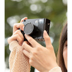 SmallRig L-Shaped Mount Plate with Wooden Handle for FUJIFILM X half (Black) 5224