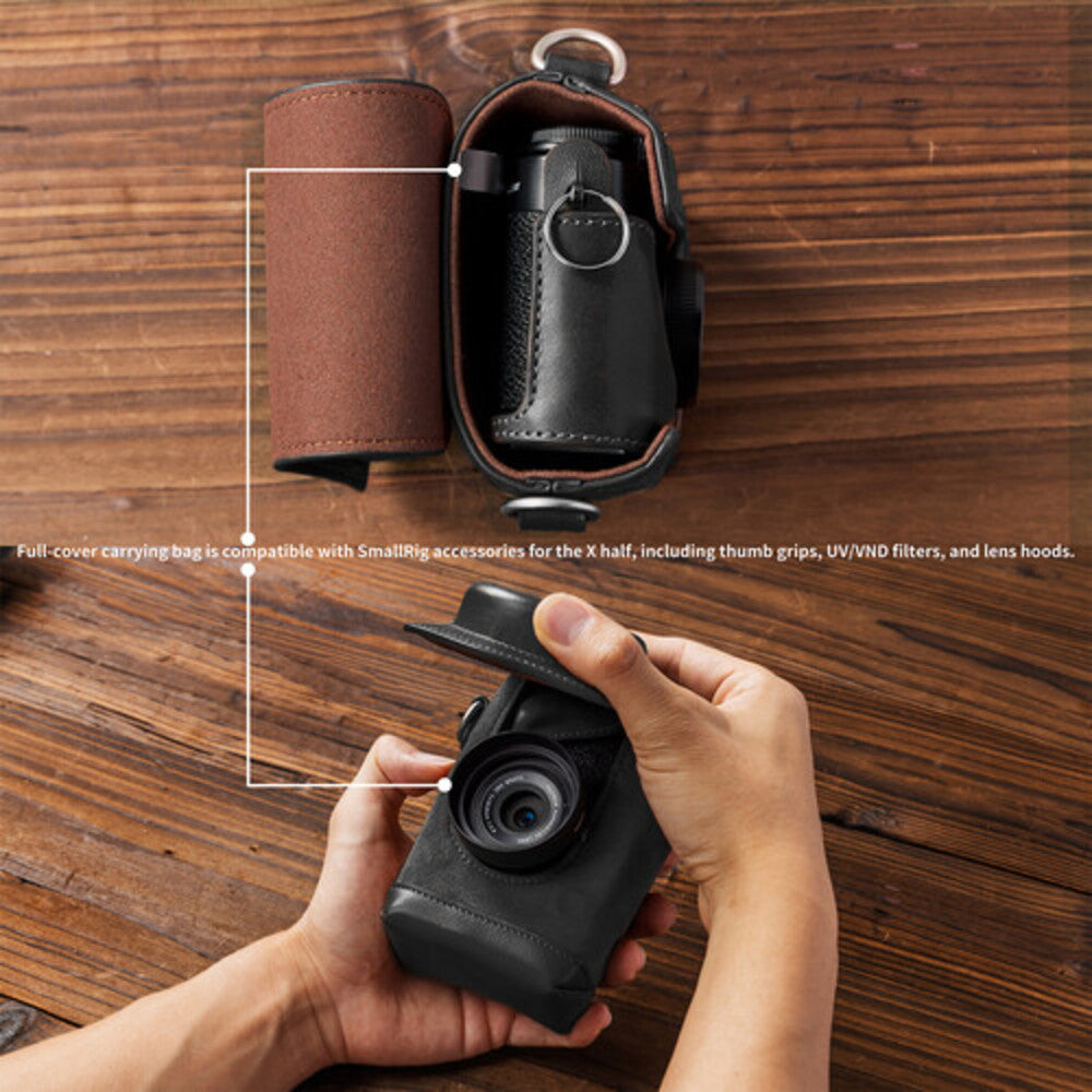 SmallRig Camera Leather Case Kit for FUJIFILM X half (Black) 5219