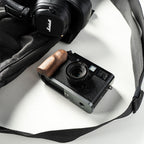SmallRig L-Shaped Mount Plate with Wooden Handle for FUJIFILM X half (Charcoal Silver) 5394