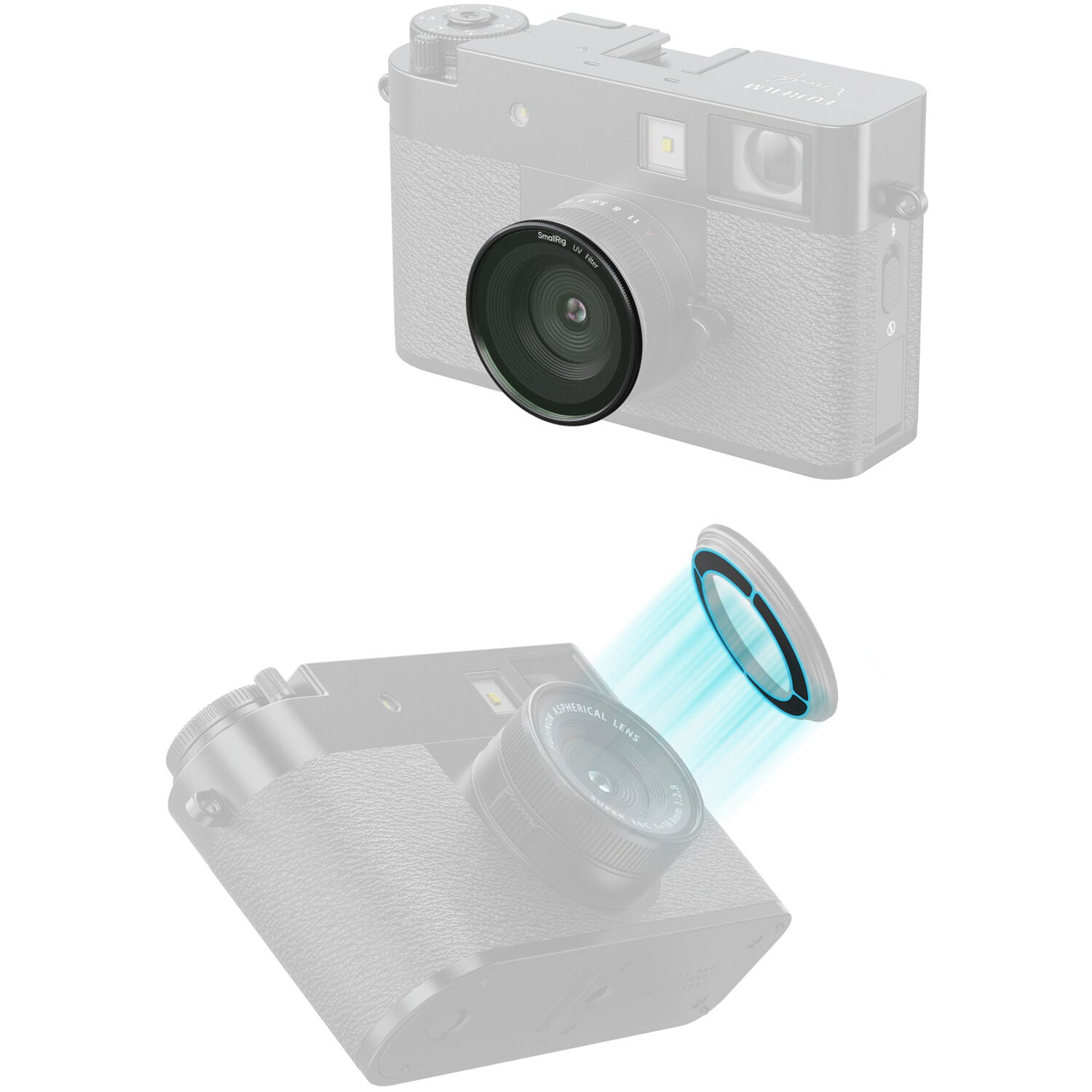 SmallRig Magnetic UV Filter for FUJIFILM X half (Black) 5214