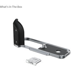 SmallRig L-shaped Mount Plate with Silicone Handle for FUJIFILM X half (Silver) 5216