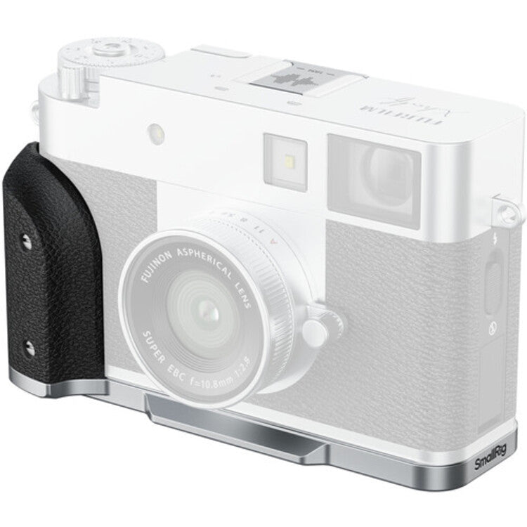 SmallRig L-shaped Mount Plate with Silicone Handle for FUJIFILM X half (Silver) 5216