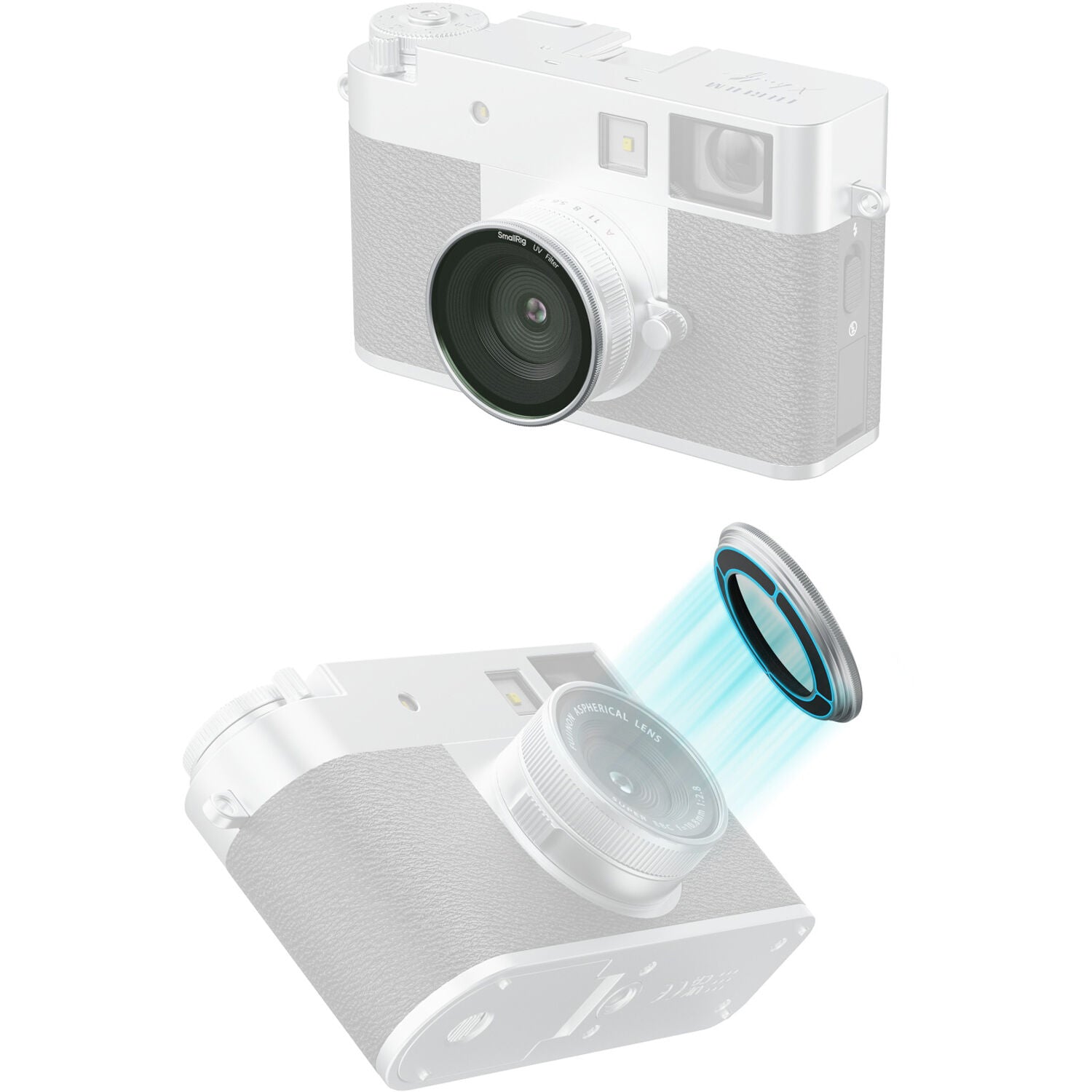 SmallRig Magnetic UV Filter for FUJIFILM X half (Silver) 5392