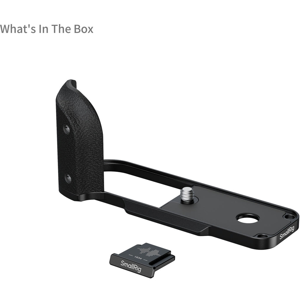 SmallRig L-shaped Mount Plate with Silicone Handle for FUJIFILM X half (Black) 5332