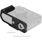 SmallRig L-shaped Mount Plate with Silicone Handle for FUJIFILM X half (Black) 5332