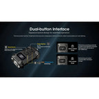 Nitecore TINI3 Ultra-Compact Keychain Light - Classic Black