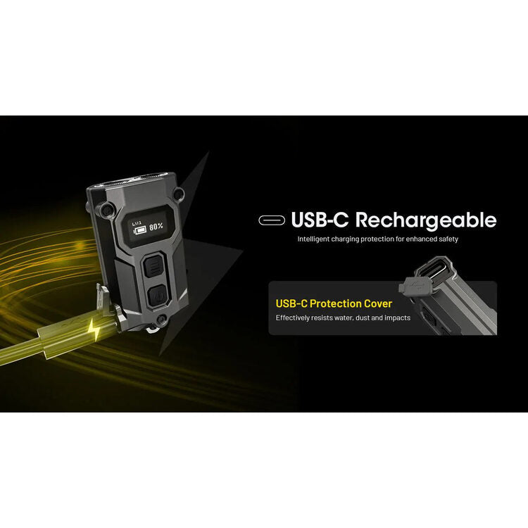 Nitecore TINI3 Ultra-Compact Keychain Light - Alloy Orange