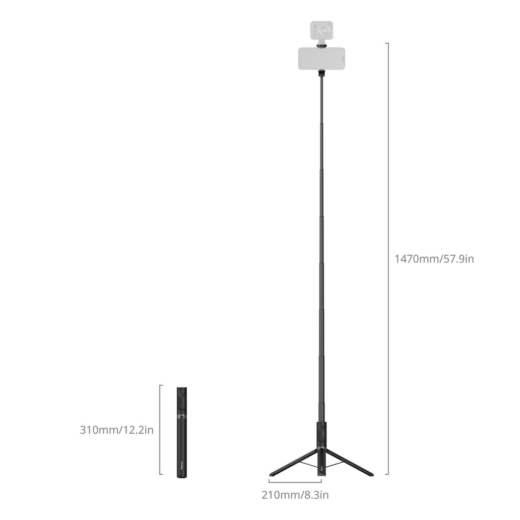 SmallRig ST30 Lite One-Touch Deploy Selfie Stick Tripod 5291