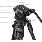 SmallRig AD-50 Max Video Carbon Fiber Tripod 5201 
