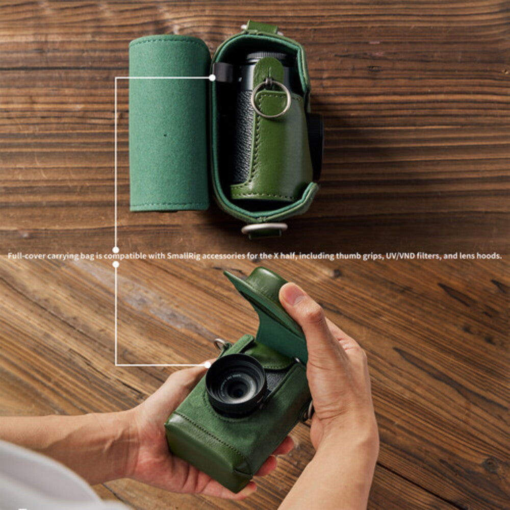 SmallRig Camera Leather Case Kit for FUJIFILM X half (Green) 5220