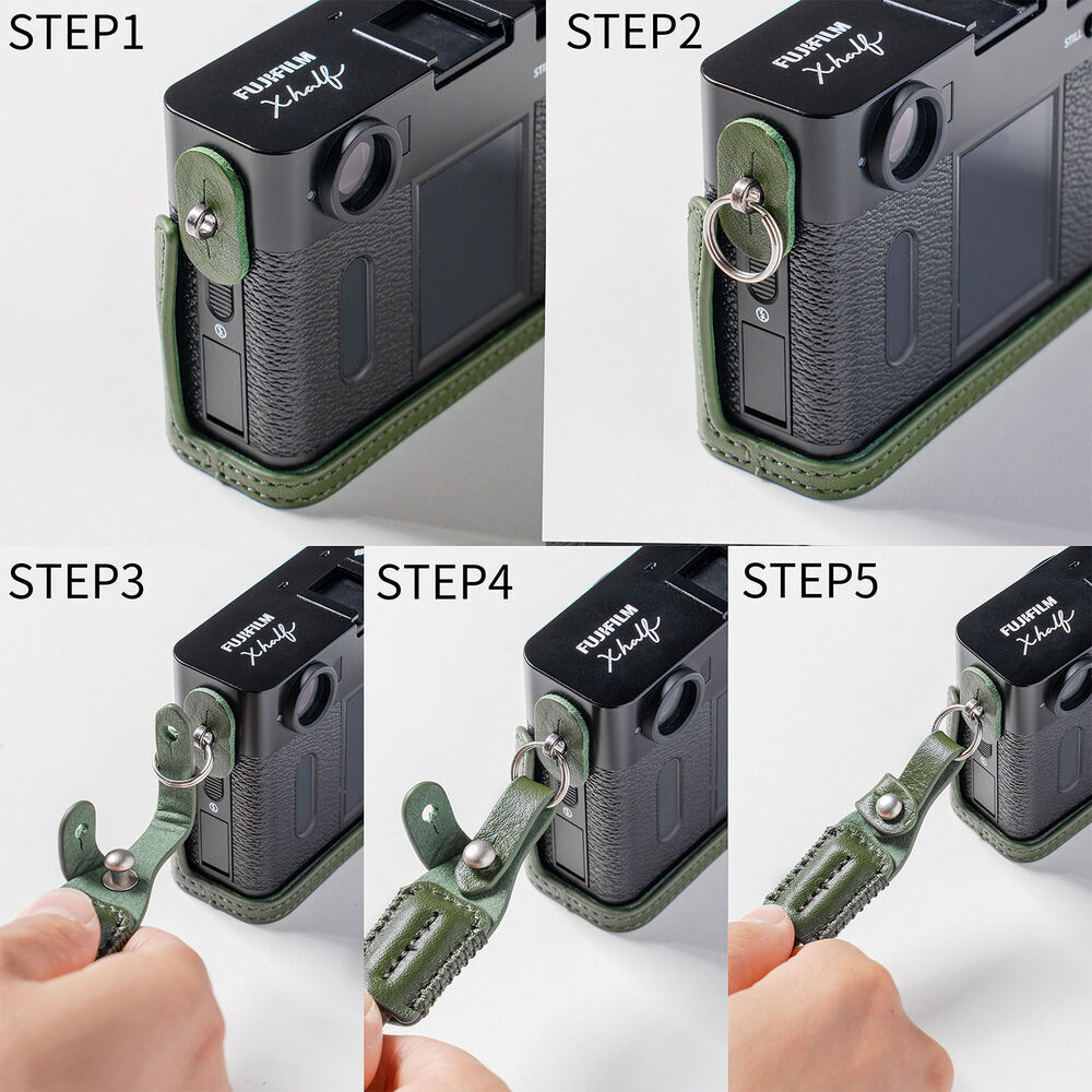 SmallRig Camera Leather Case Kit for FUJIFILM X half (Green) 5220