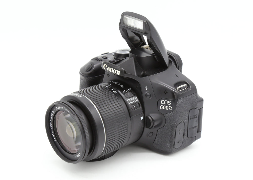 Used Canon 600D w EF-S 18-55mm f/3.5-5.6 IS Kit S/N145036001353