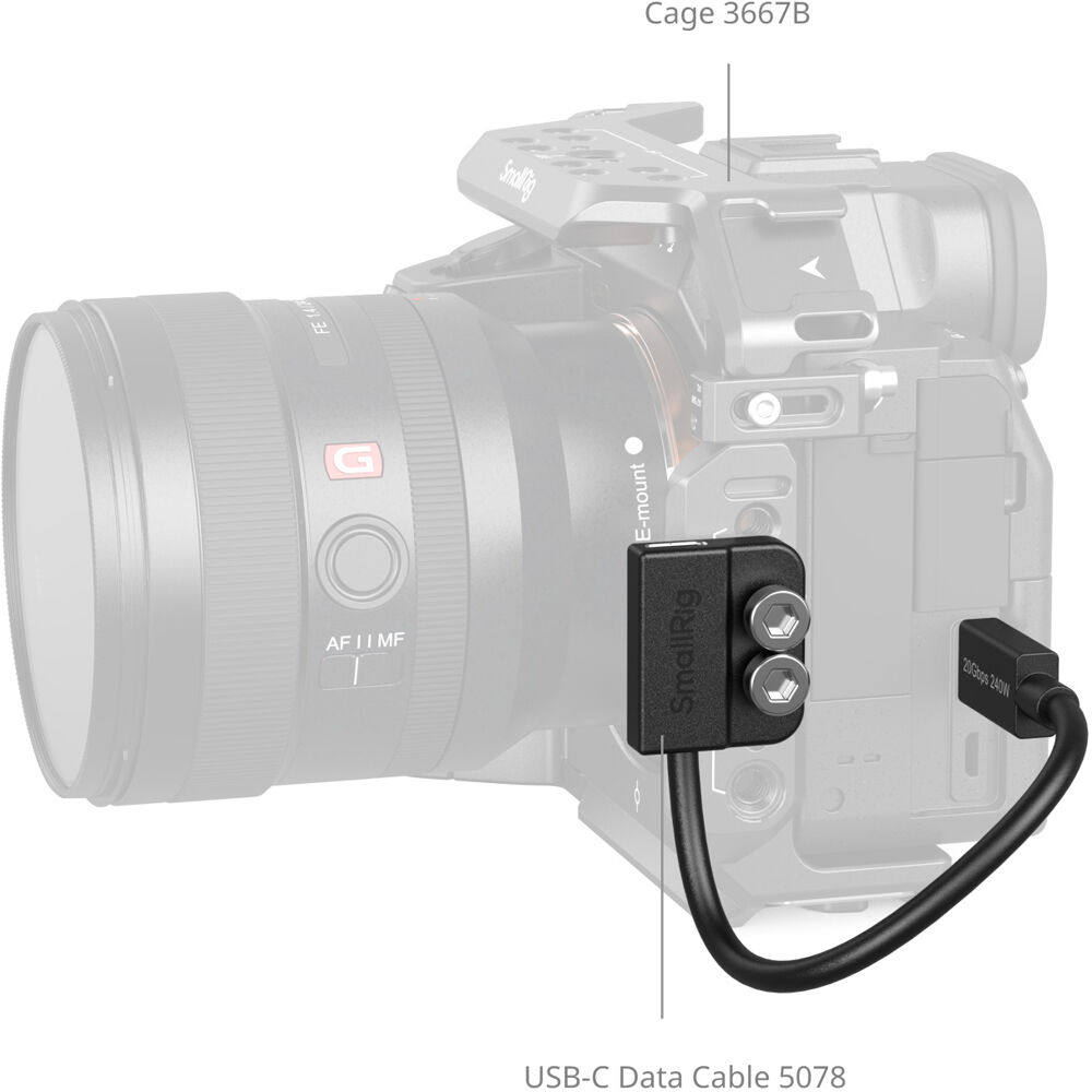 SmallRig USB-C Data Cable (Male to Female) 5078