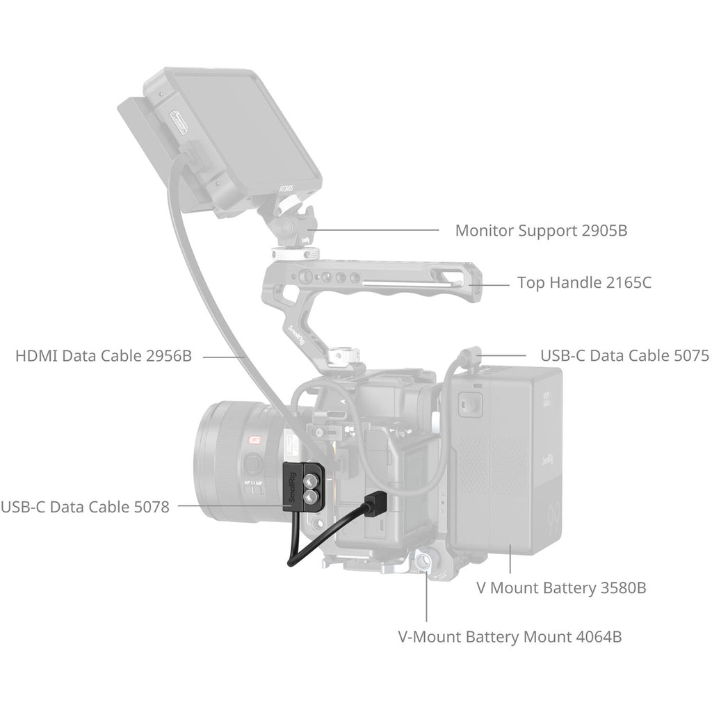 SmallRig USB-C Data Cable (Male to Female) 5078
