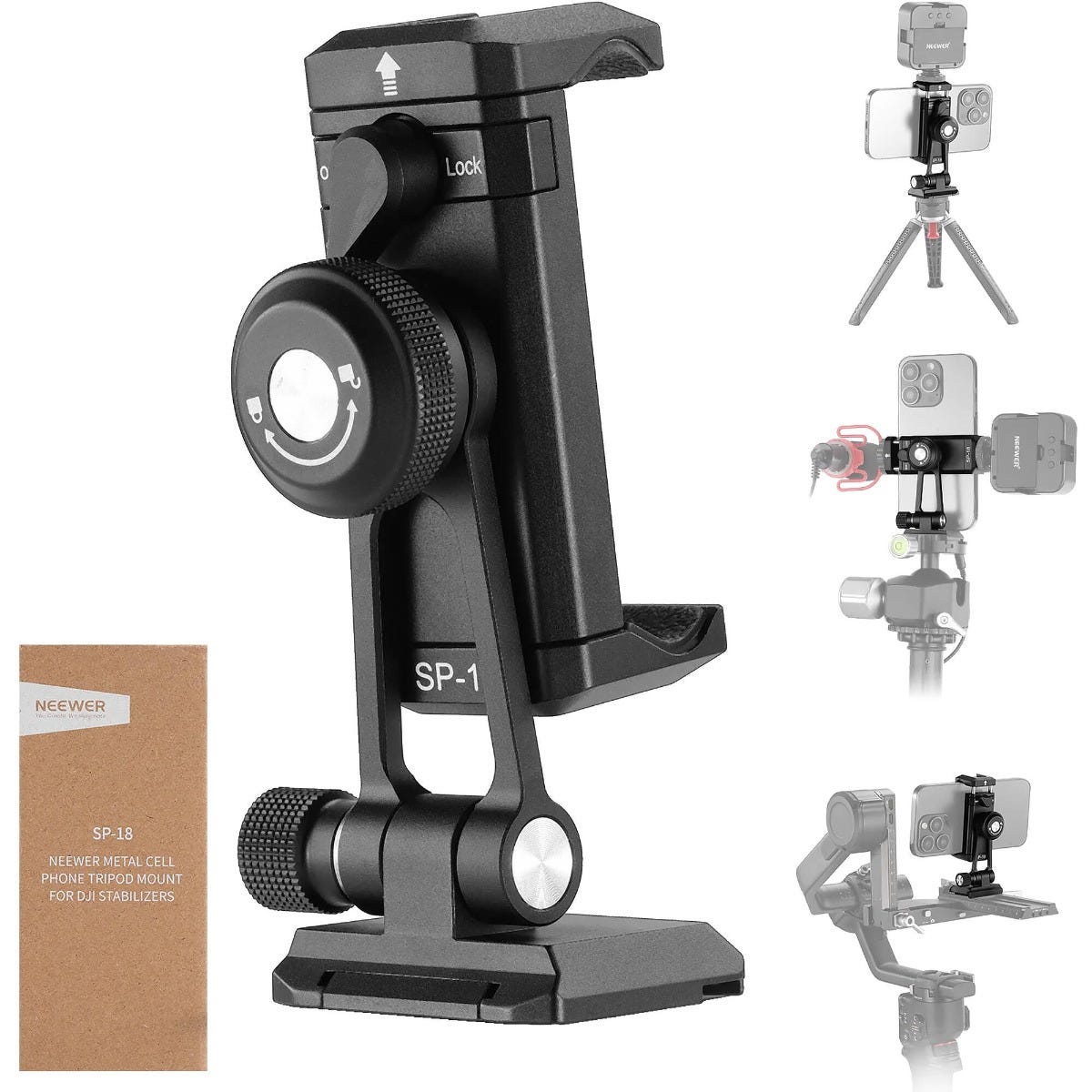 NEEWER SP-18 Phone Mount for DJI RS Gimbals