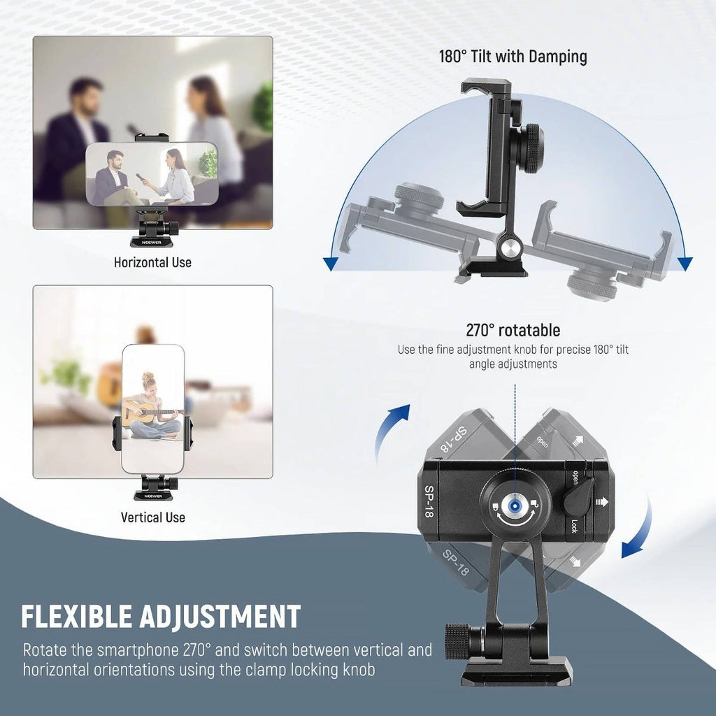 NEEWER SP-18 Phone Mount for DJI RS Gimbals