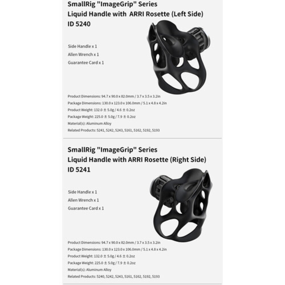SmallRig Rotating Right-Side Handle with ARRI Rosette 5241