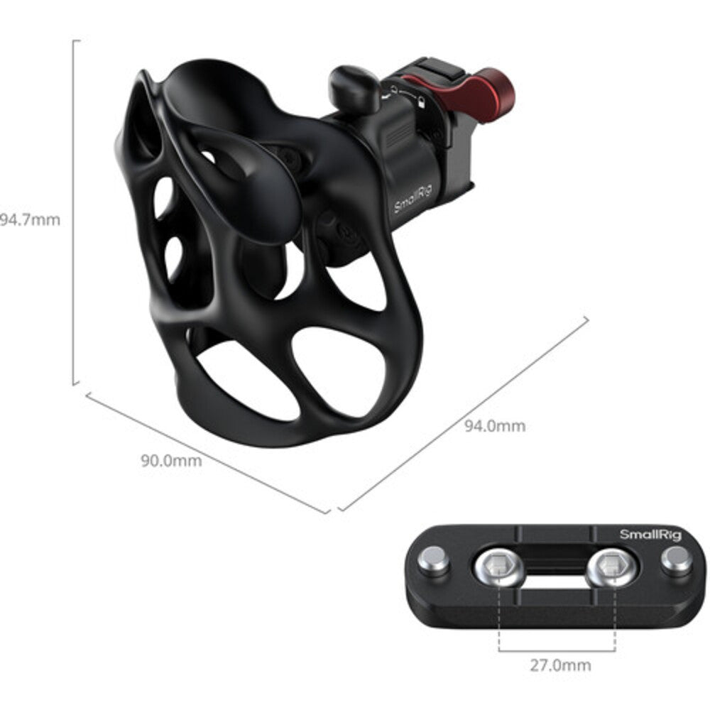 SmallRig Rotating Left-Side Handle with NATO Clamp 5242