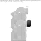 SmallRig Camera Viewfinder Eyecup for Selected Sony Alpha 1 / Alpha 7 / Alpha 9 Series Cameras 5255