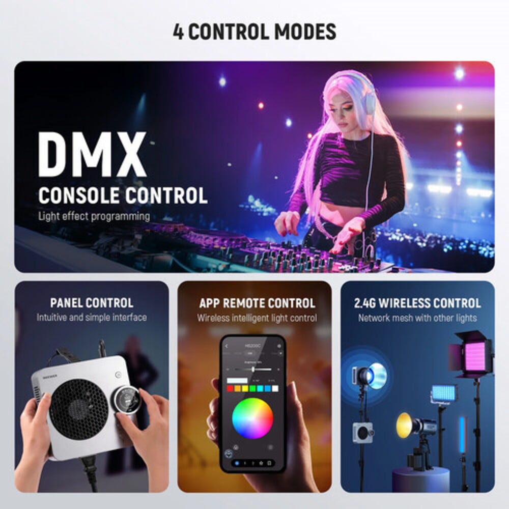 NEEWER HS200C Handheld RGB Video Light