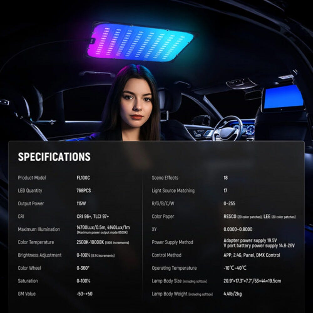 NEEWER FL100C RGB Flexible LED Light Panel