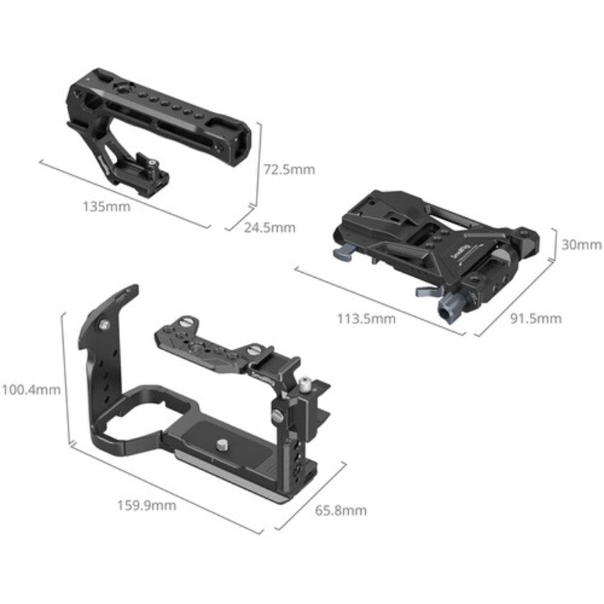 SmallRig Advanced Cage Kit with Battery Plate for Sony FX2 5590