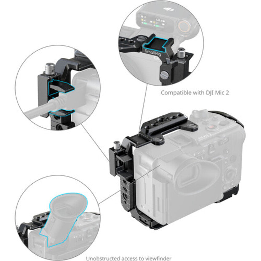 SmallRig Advanced Cage Kit with Battery Plate for Sony FX2 5590