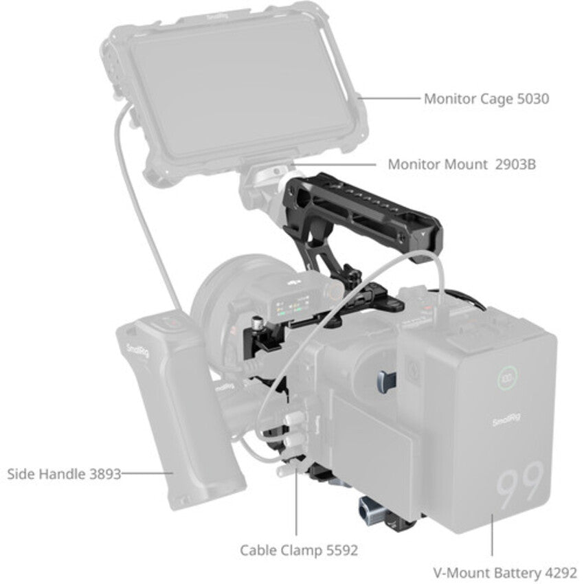 SmallRig Advanced Cage Kit with Battery Plate for Sony FX2 5590