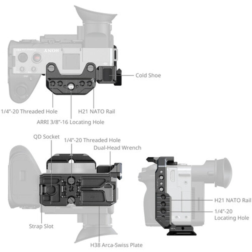 SmallRig Half Cage for Sony FX2 5591