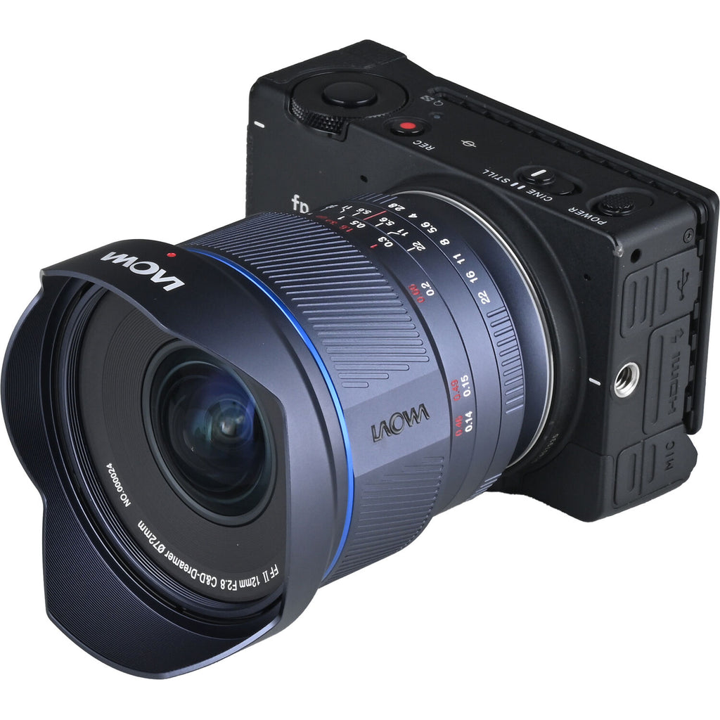 Laowa 12mm f/2.8 Lite Zero-D MF Lens - Leica L Mount - 14 Blade Aperture