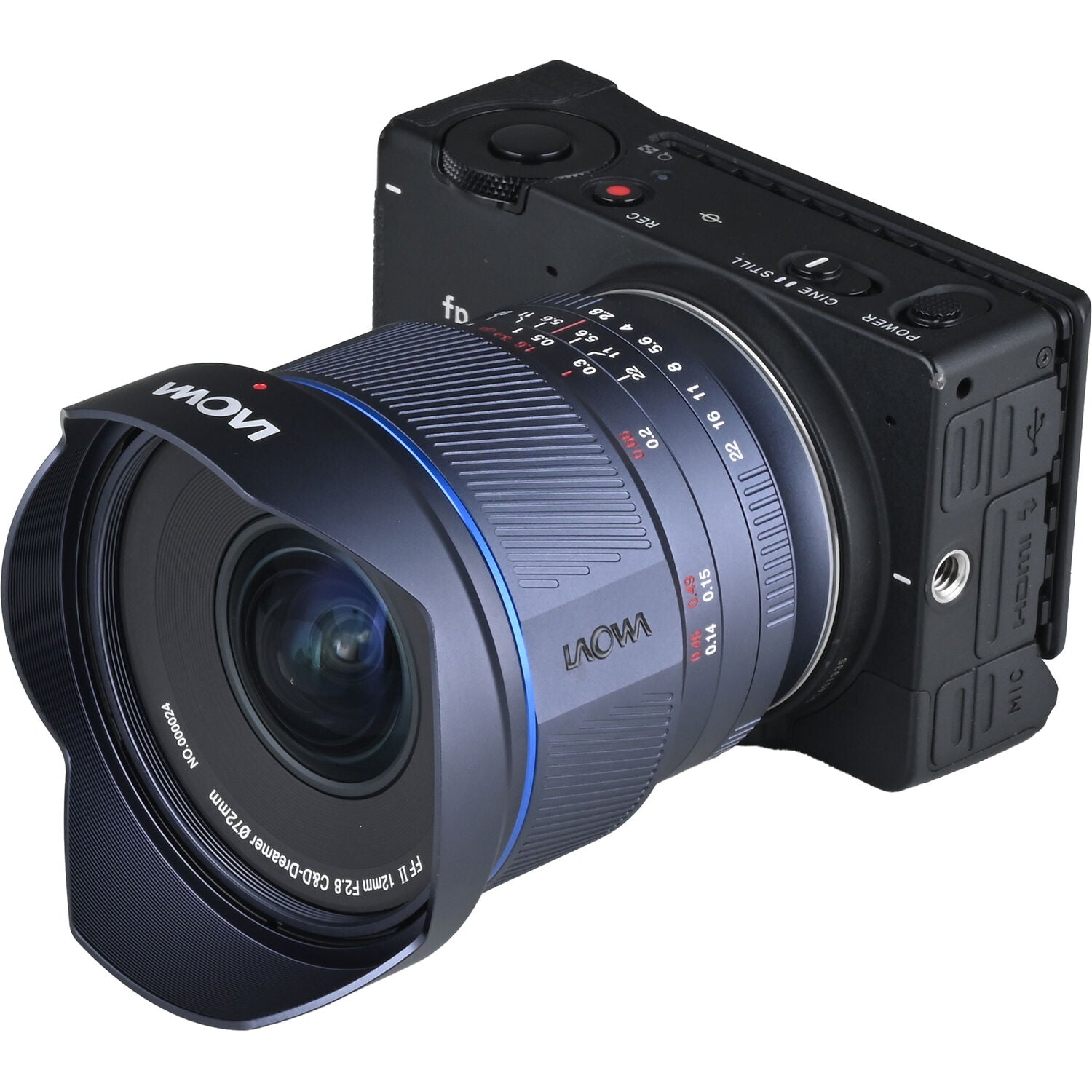 Laowa 12mm f/2.8 Lite Zero-D MF Lens - Leica L Mount - 14 Blade Aperture