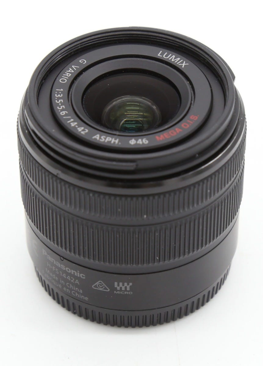 Used Panasonic Lumix 14-42mm f/3.5-5.6 G Vario Mega O.I.S Lens  S/N:TA8HL113818
