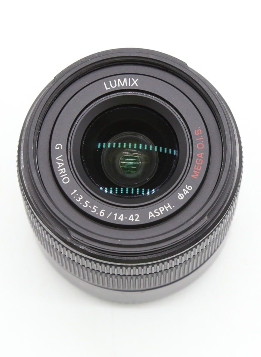 Used Panasonic Lumix 14-42mm f/3.5-5.6 G Vario Mega O.I.S Lens  S/N:TA8HL113818