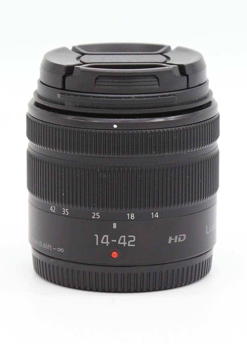 Used Panasonic Lumix 14-42mm f/3.5-5.6 G Vario Mega O.I.S Lens  S/N:TA8HL113818