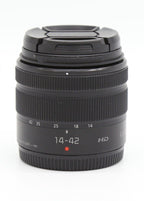 Used Panasonic Lumix 14-42mm f/3.5-5.6 G Vario Mega O.I.S Lens  S/N:TA8HL113818