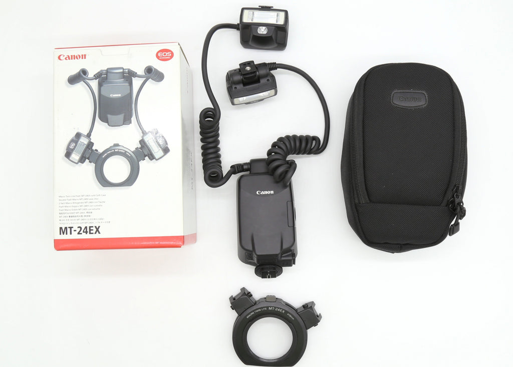 Used Canon MT-24EX Twin Macro Lite Speedlite  (Near-Mint)  S/N: 019741