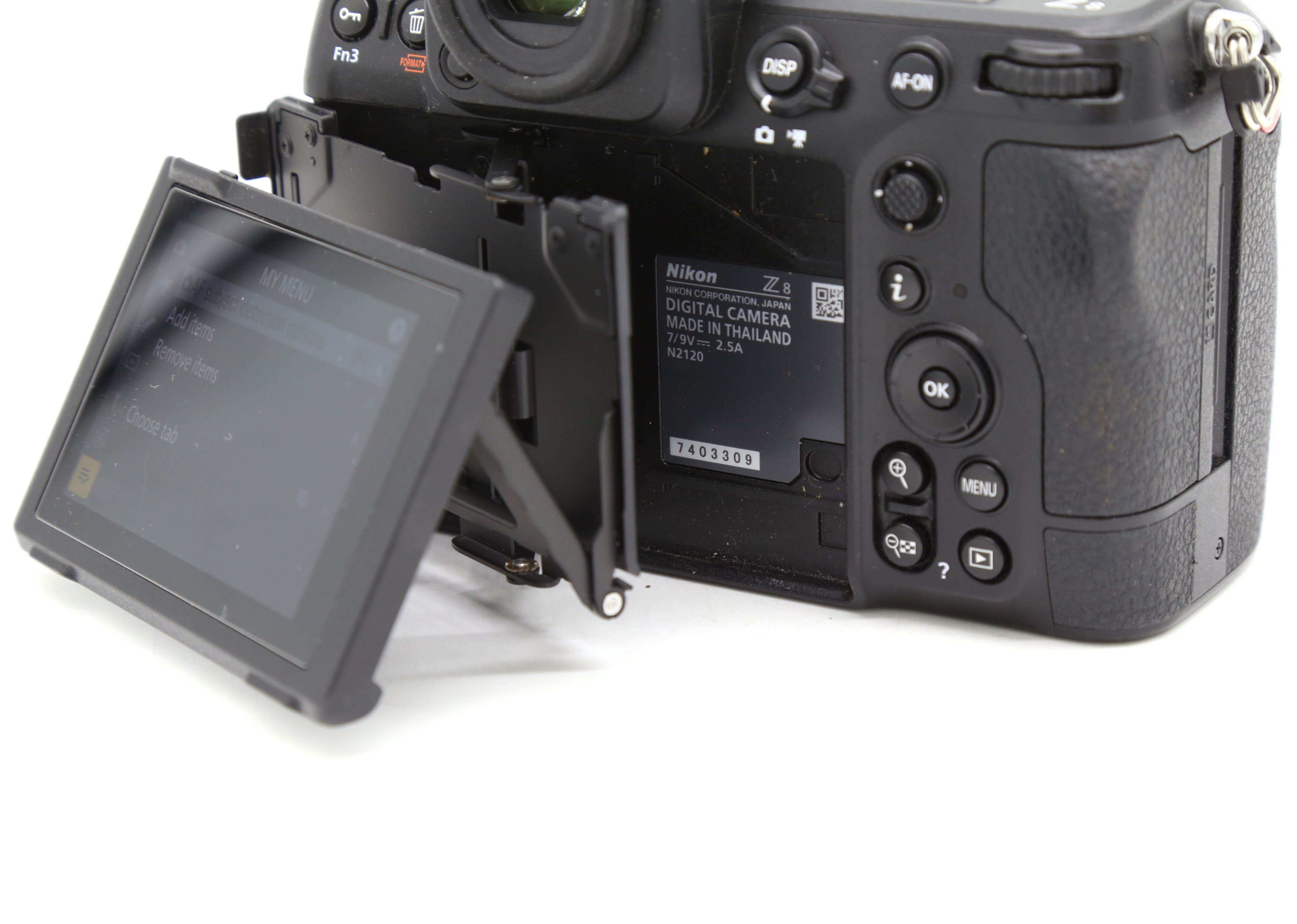 Used Nikon Z8 Body Only S/N: 7403309 -