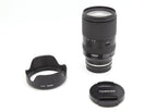 Used Tamron 28-200mm f2.8-5.6 DI III RXD for Sony FE S/N: 063821