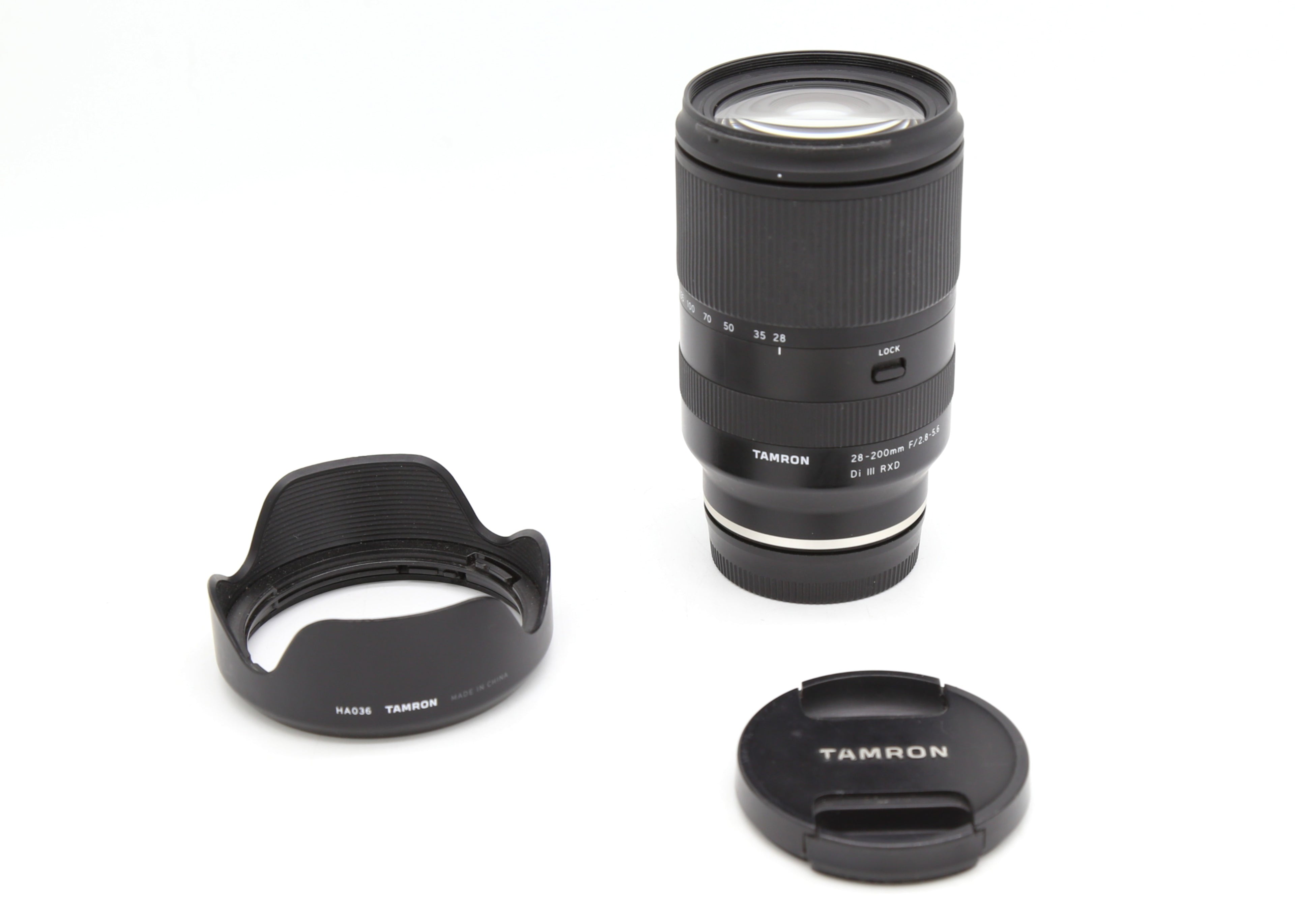 Used Tamron 28-200mm f2.8-5.6 DI III RXD for Sony FE S/N: 063821