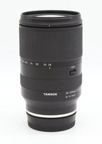 Used Tamron 28-200mm f2.8-5.6 DI III RXD for Sony FE S/N: 063821
