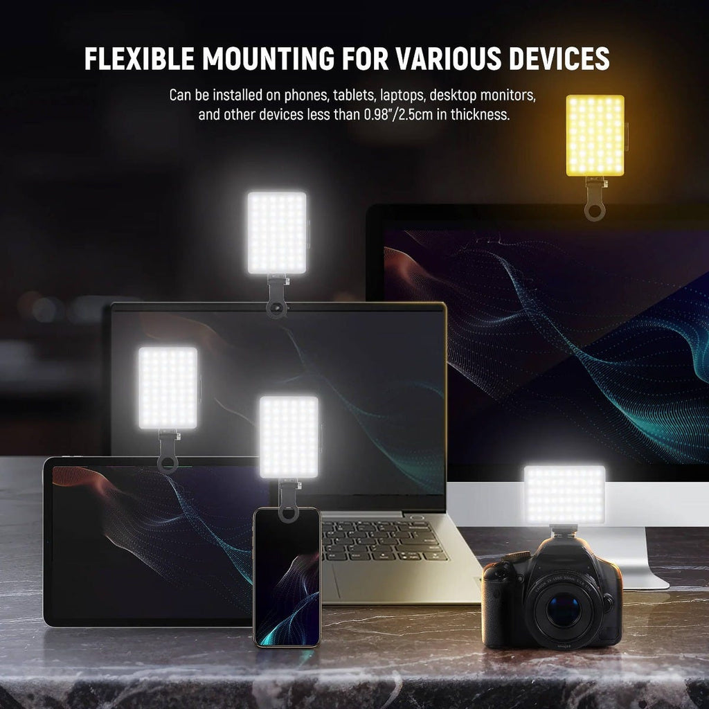 NEEWER VL67B Bi-Colour LED Video Light with Phone Clip